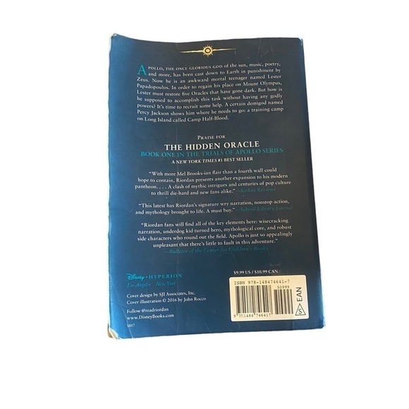 The Hidden Oracle Paperback by Rick Riordan - Picture 2 of 4